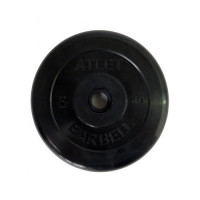 Диск обрезиненный черный MB ATLET d-26  5кг
